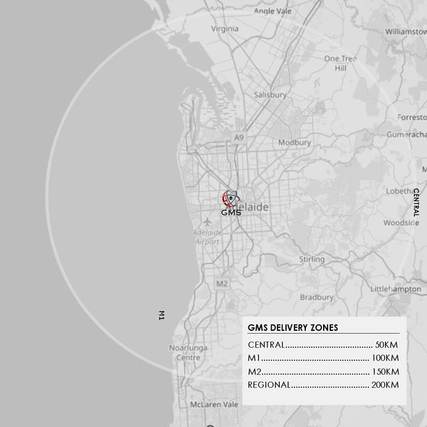 Adelaide Delivery Zones