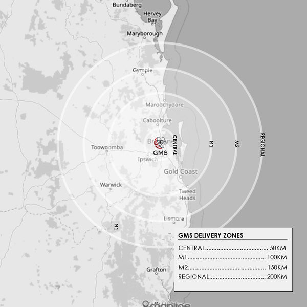 Delivery Zones - GMS Australia Pty Ltd