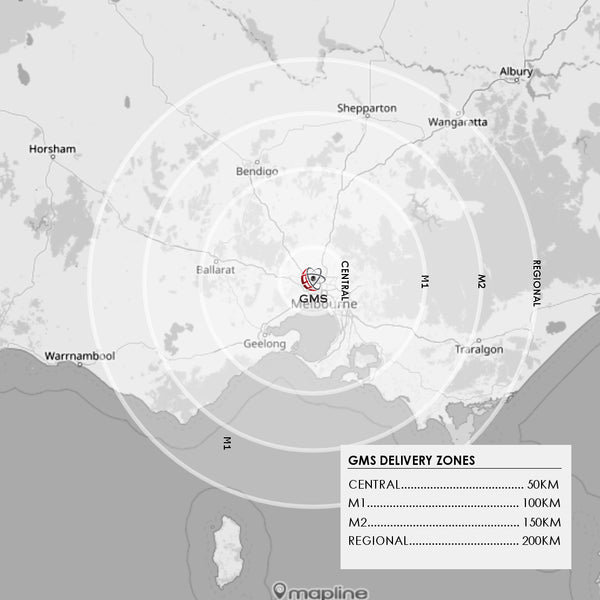 Delivery Zones - GMS Australia Pty Ltd