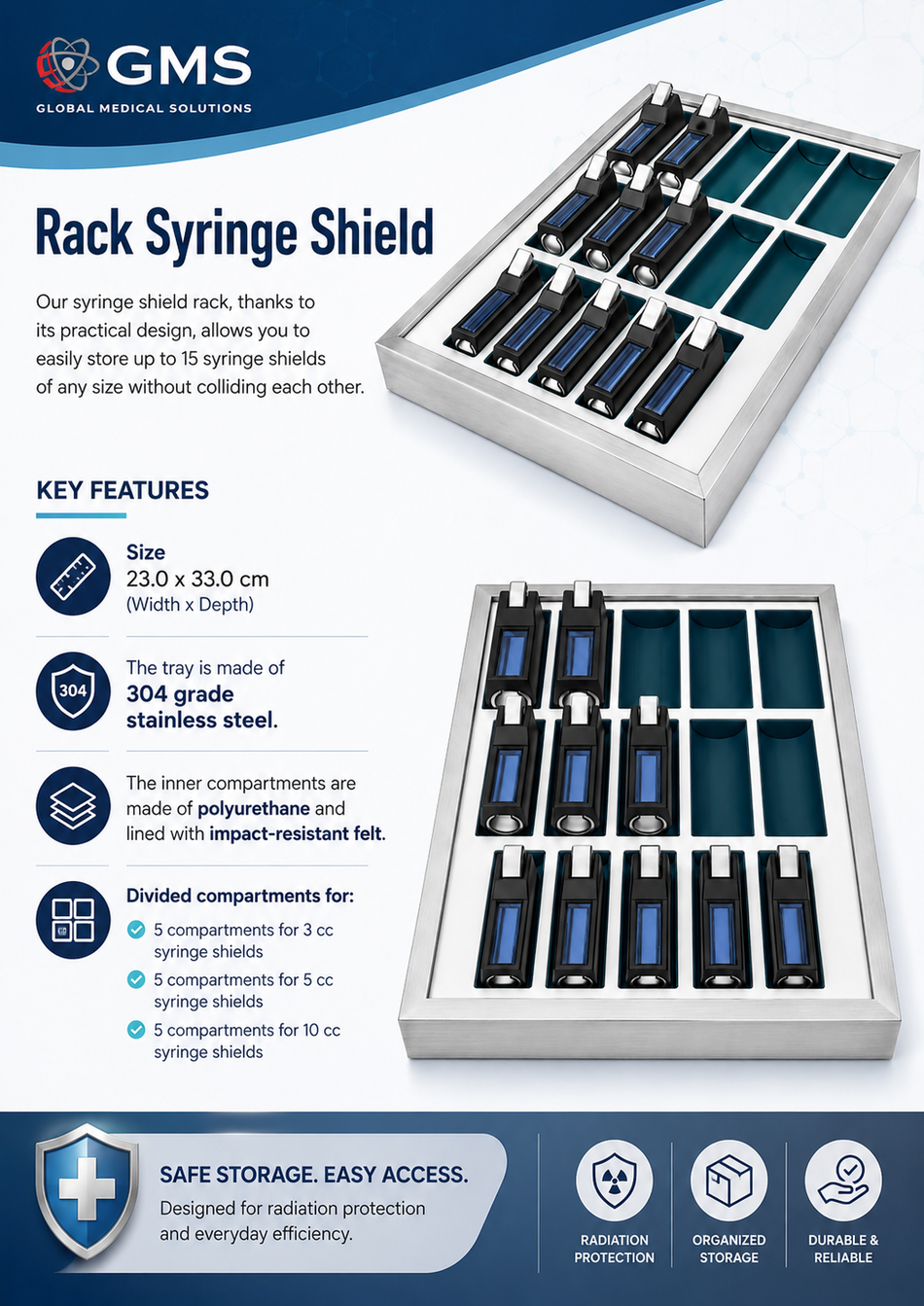 Syringe Shield Rack